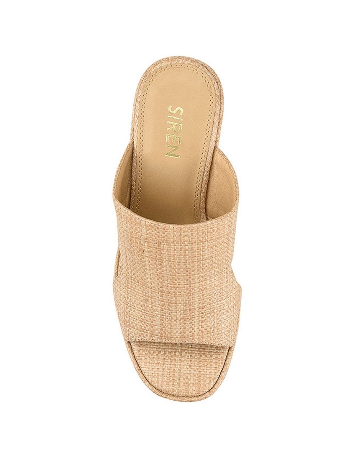 Milky Platform Sandals for Women - Natural Raffia Summer Beach Shoes | Comfortable Wedge Sandals for Outdoor, Vacation & Casual Wear