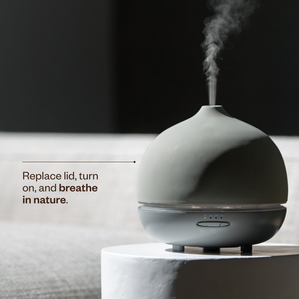 Aroma Om® Deluxe Essential Oil Diffuser - Premium Ultrasonic Aromatherapy Humidifier for Home, Office, Yoga & Meditation - Relaxing Gift Set with Natural Scents
