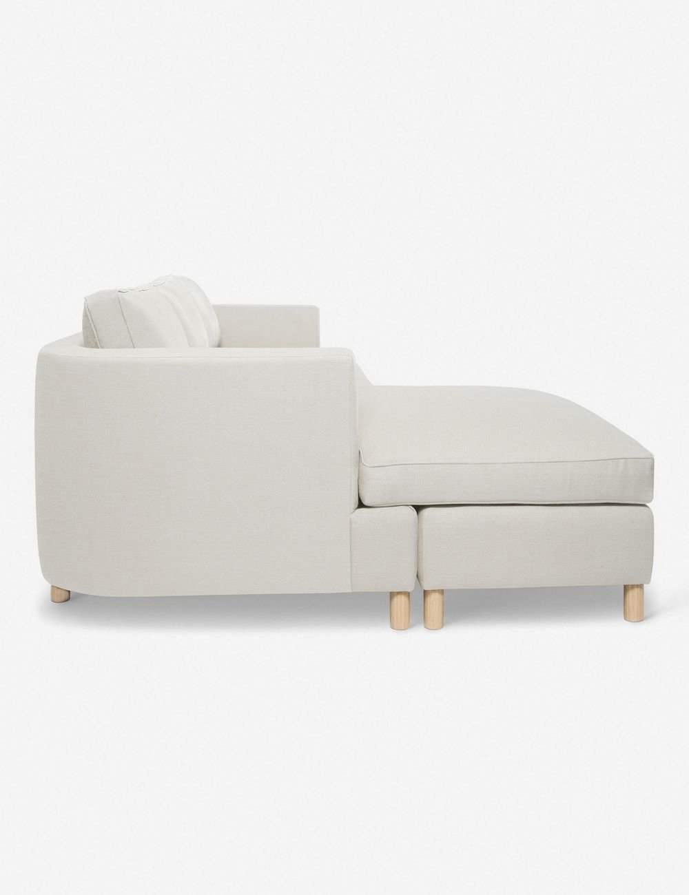 Belton Sectional Sofa by Ginny Macdonald - Modern L-Shaped Couch for Living Room, Family Room & Home Theater | Comfortable Fabric Upholstery with Reversible Chaise