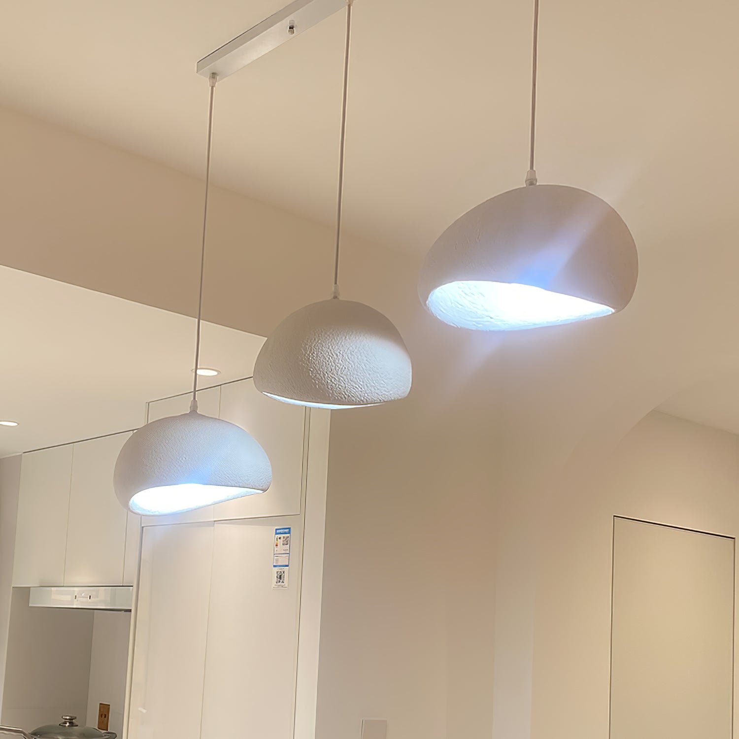 Modern Cloud Pendant Light Fixture - Stylish Hanging Ceiling Lamp for Living Room, Bedroom & Dining Area - Perfect for Home Decor and Ambient Lighting