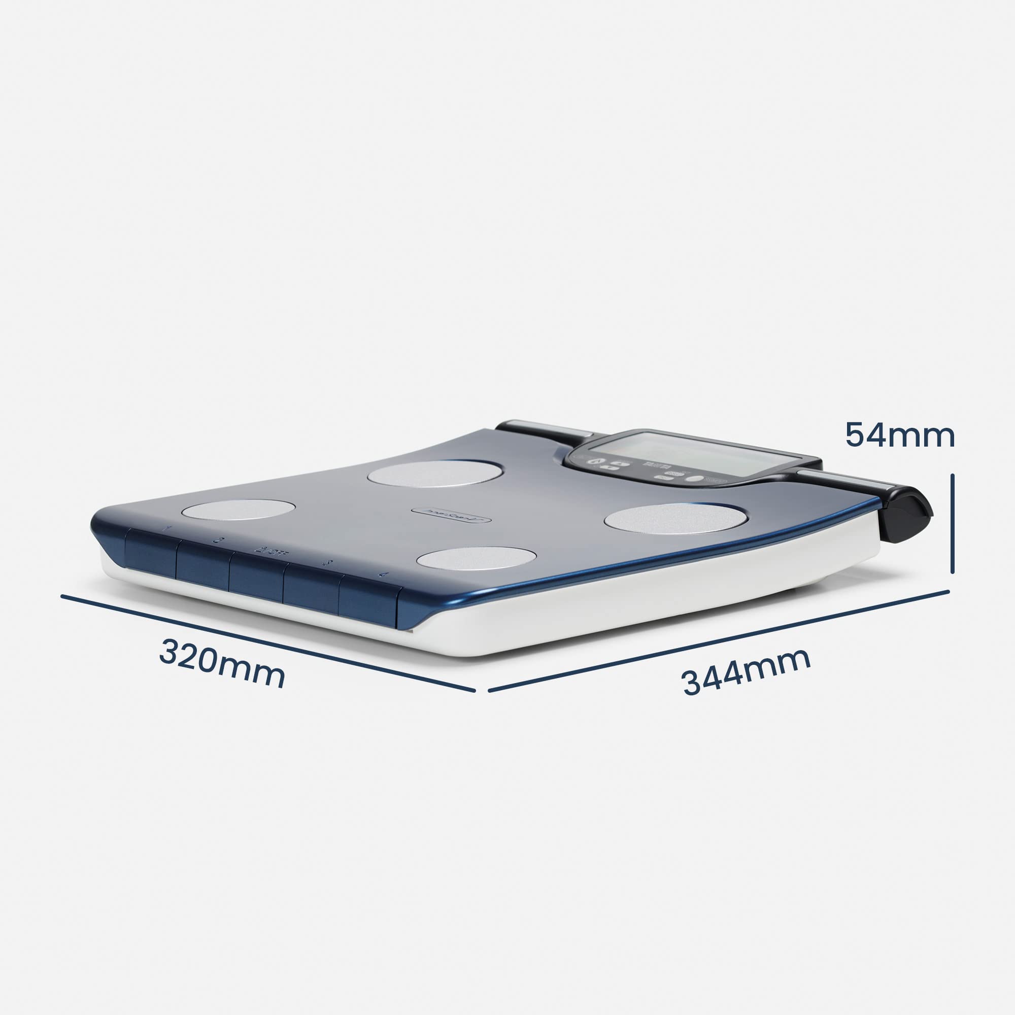 TANITA BC-602 Digital Body Composition Scale - Measures Body Fat, Muscle Mass & Daily Calorie Needs by Body Segment - 8 User Memory - Blue | Perfect for Home Gym, Weight Loss Tracking & Fitness Monitoring