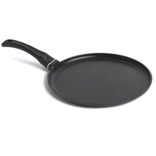 Starfrit 10 Inch (26cm) Non-Stick Multi-Purpose Frying Pan - Durable Aluminum Cookware - Oven Safe & PFOA Free - Easy Clean Black Tawa Griddle - Perfect for Pancakes, Eggs, Stir Fry & More