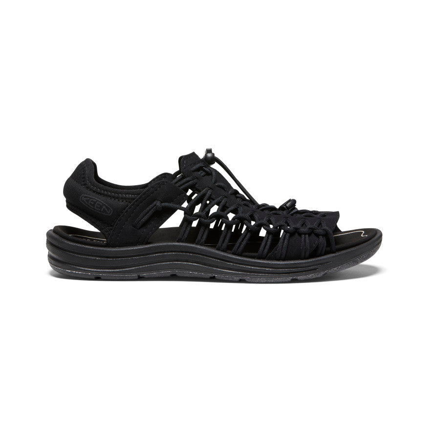 Men's UNEEK II Open Toe Sandals - Black/Black | Lightweight Hiking & Outdoor Adventure Shoes for Men