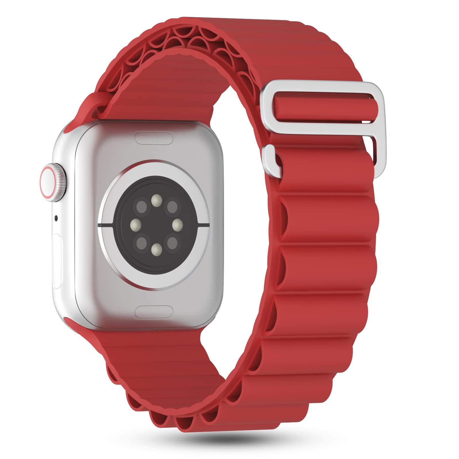 Keebowz Alpine Loop Silicone Bands for Apple Watch - Compatible with All Models (49mm 45mm 44mm 42mm 41mm 40mm 38mm) - Soft Sport Strap with G-Hook for iWatch Ultra Series 8/7/6/SE/5/4/3/2/1 - Durable & Comfortable Watch Band for Men & Women - Perfect for Running, Hiking, Workouts & Daily Wear