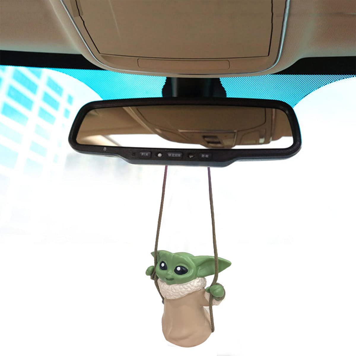 Car Mirror Hanging Accessories - Decorative Charm Pendant for Car Interior, Cute Hanging Ornaments for Rearview Mirror, Car Decor Gift for Women & Men - Perfect for Road Trips, Commuting & Personalizing Your Vehicle