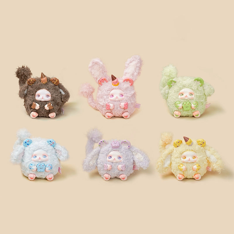LOLOAN Dessert Series Plush Blind Box - Cute Collectible Stuffed Animal Toys for Kids & Adults - Perfect for Birthday Gifts, Surprise Party Favors, and Home Decor