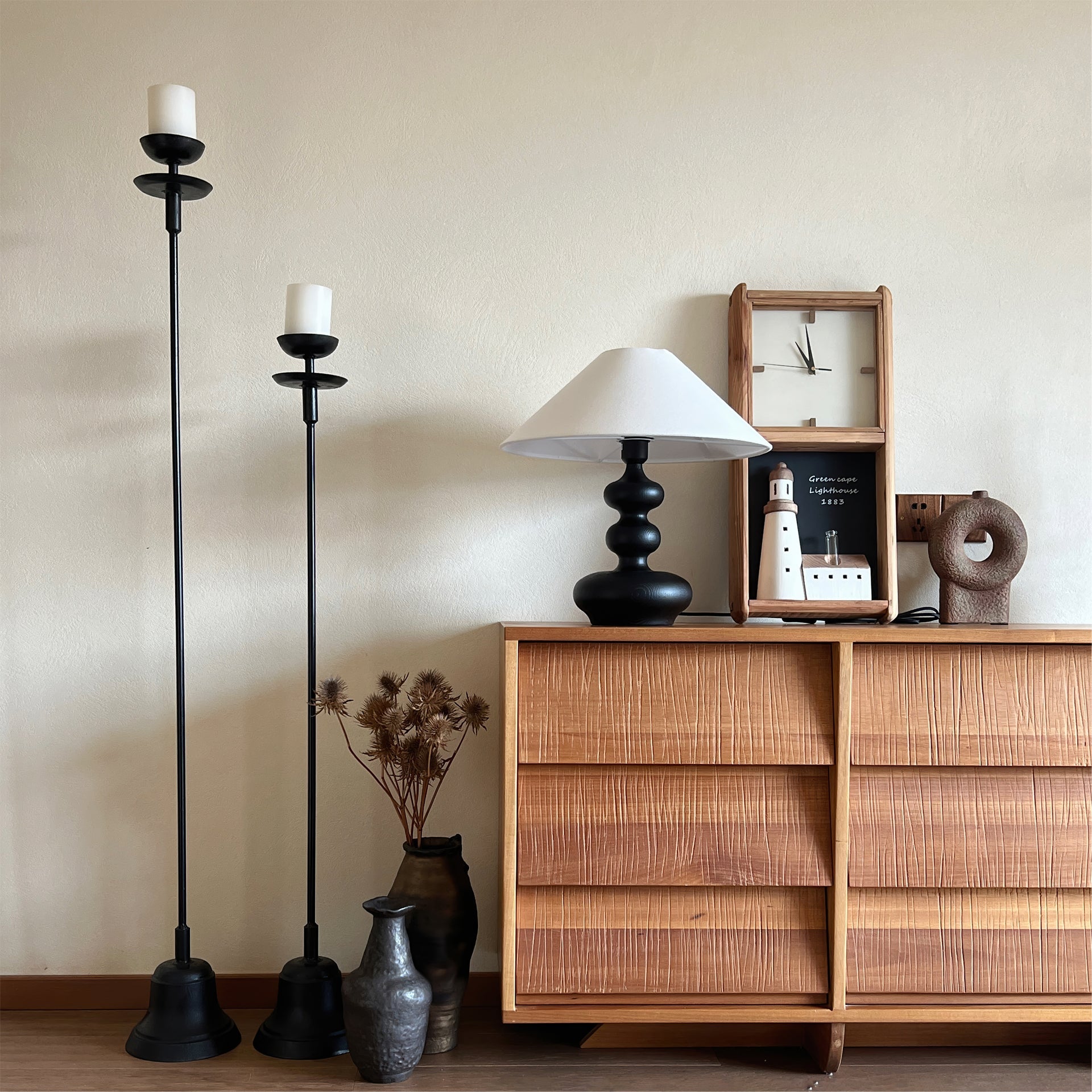 Creative Gourd Table Lamp - Handmade Natural Decorative Lighting for Living Room, Bedroom & Office - Perfect for Cozy Home Decor & Ambient Lighting