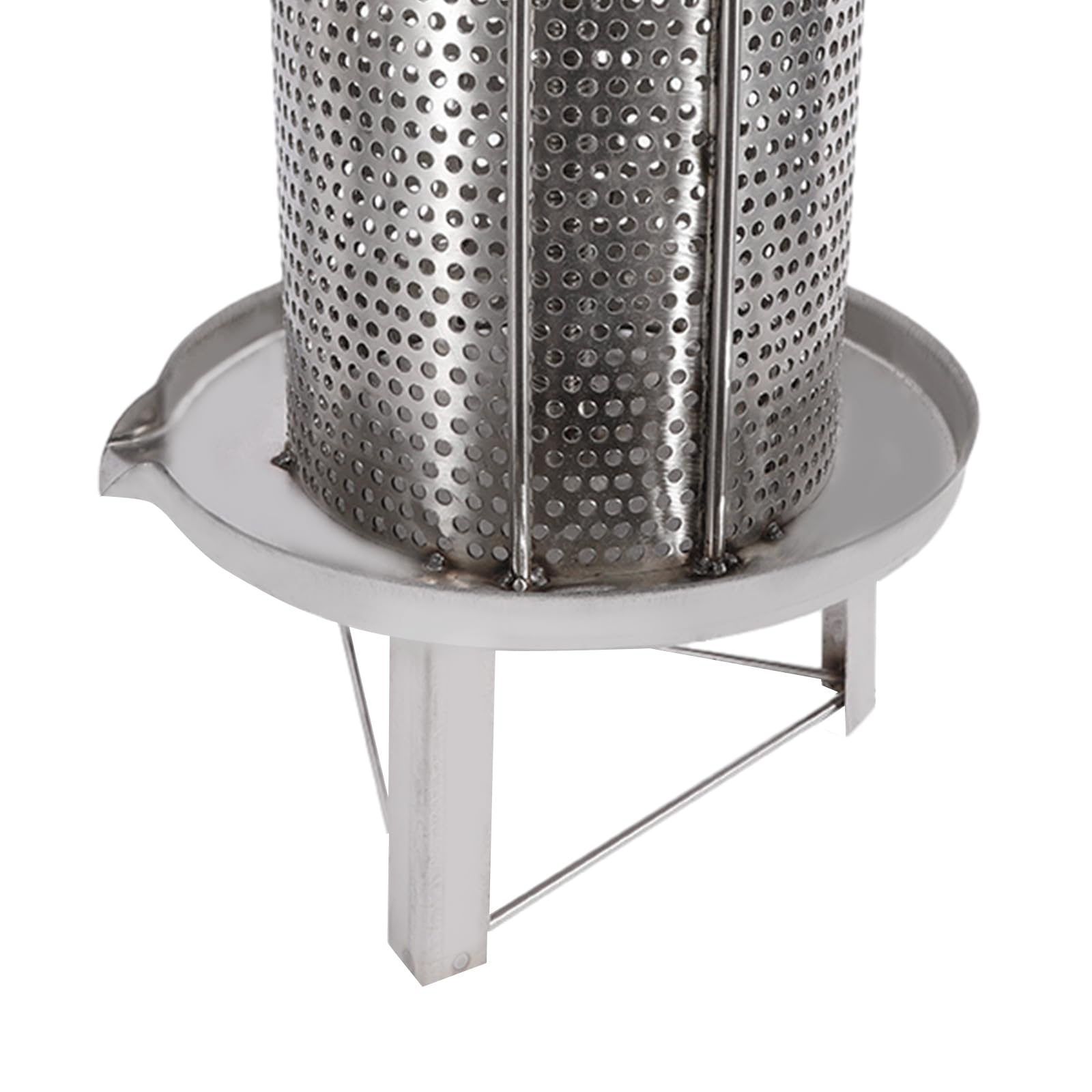 10L Stainless Steel Manual Honey Press Extractor - 2.6gal Bee Honey & Wax Press for Beekeeping, Agriculture (24cm/9.45in) - Perfect for Home Beekeepers & Small Farms to Extract Pure Honey