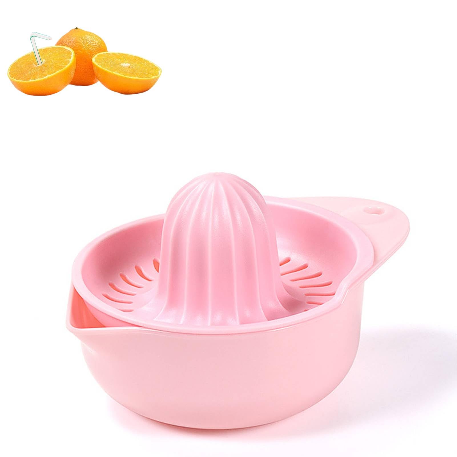 **Pink 250ml Handheld Lemon Squeezer - Manual Citrus Juicer for Lemon, Lime & Orange - Perfect for Cocktails, Fresh Juice & Cooking**