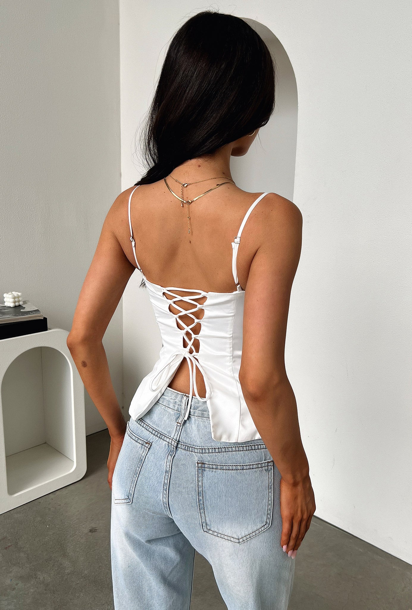 Layla Women's White Casual Top - Perfect for Summer Outfits, Beach Wear & Everyday Fashion