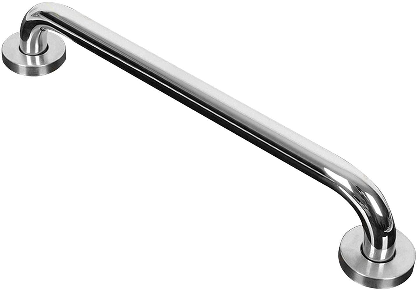 Stainless Steel Bathroom Safety Grab Bar - 50cm Silver Shower Handle & Toilet Support Rail for Elderly & Disabled - Non-Slip Tub Handrail for Bathroom, Wet Room & Mobility Assistance