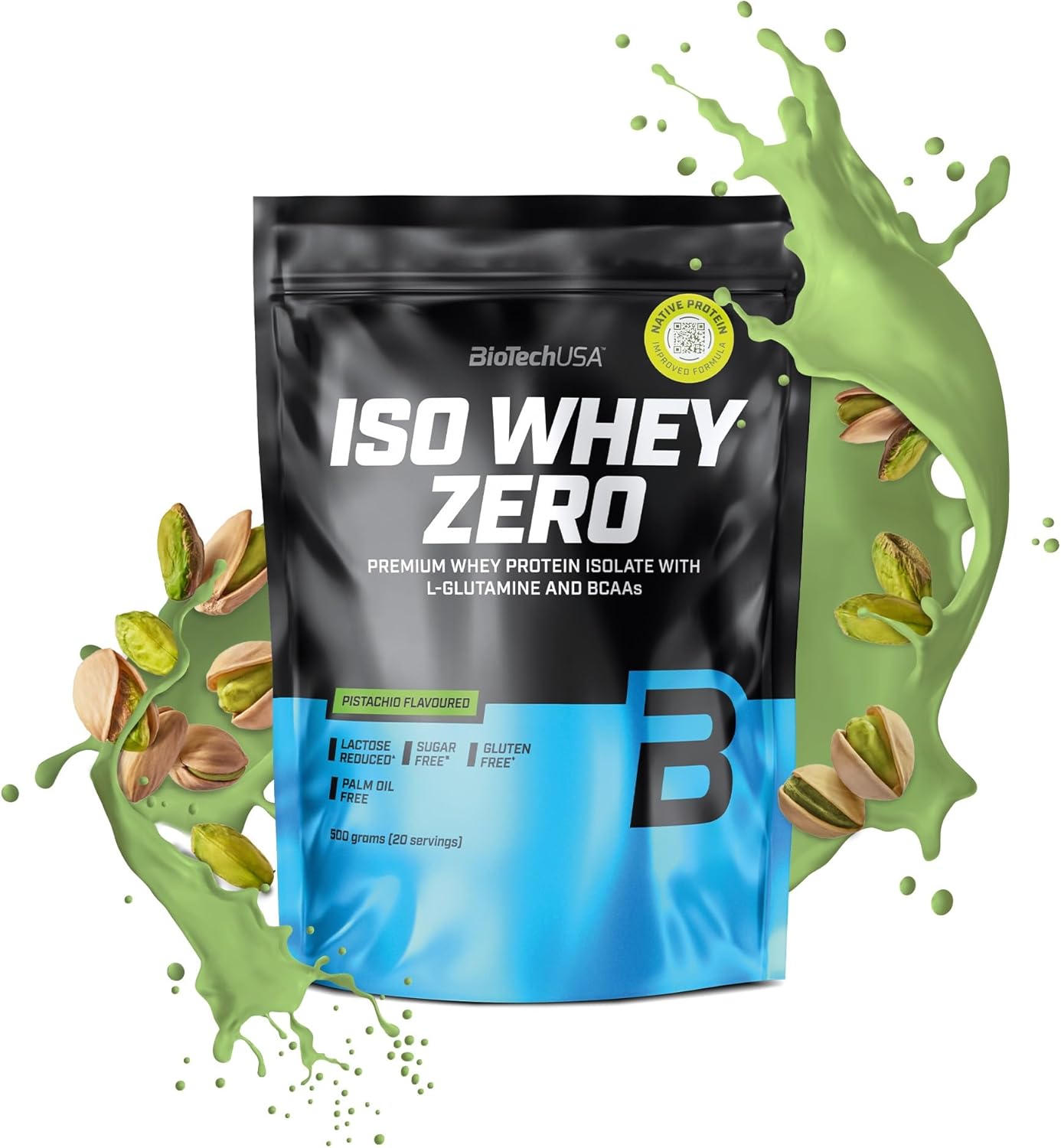 BioTechUSA Iso Whey Zero 500g - Premium Whey Protein Isolate Powder for Muscle Growth & Recovery - Ideal for Post-Workout, Weight Loss & Fitness Enthusiasts