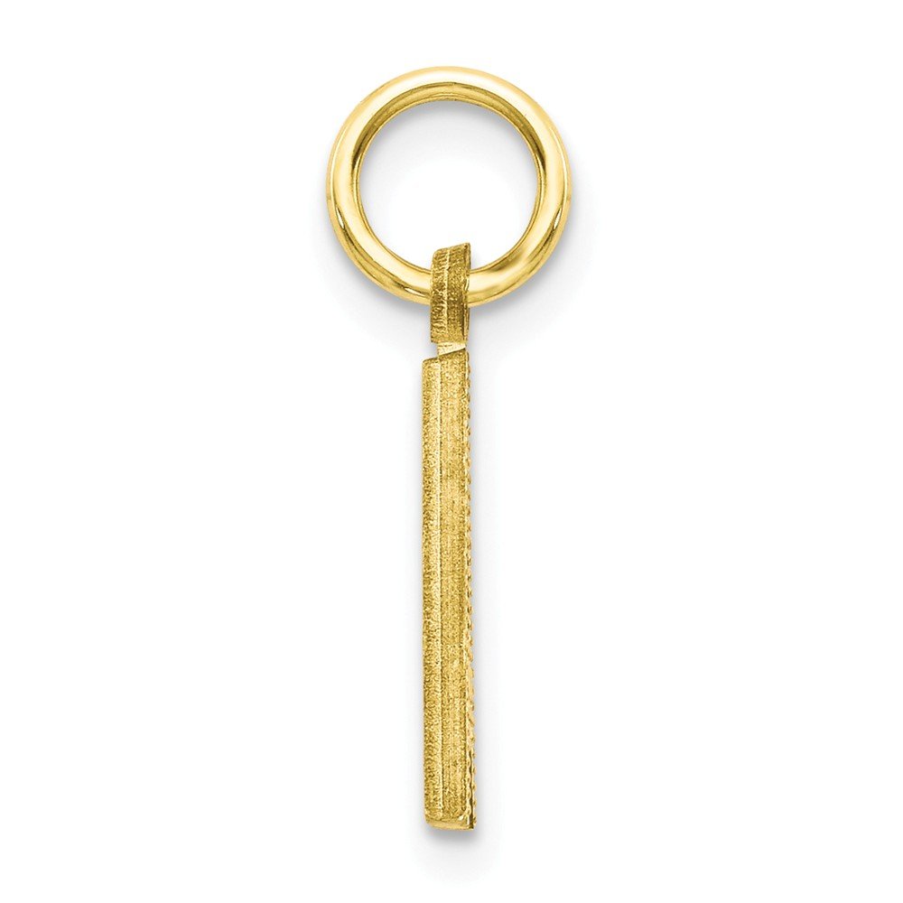 10K Solid Yellow Gold Initial Letter 