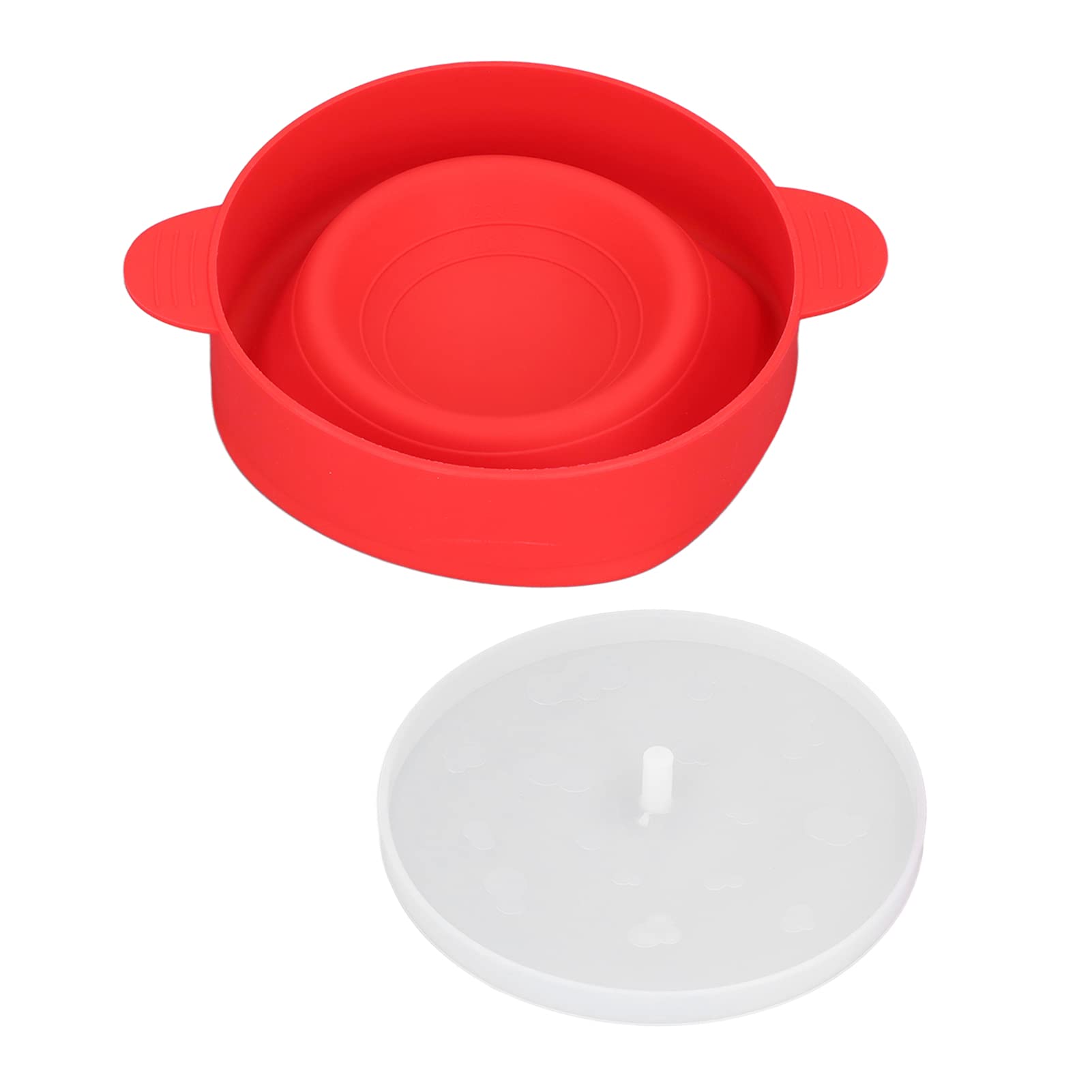 Velaurs Large Capacity Microwave Popcorn Popper - BPA-Free Food Grade Silicone Popcorn Maker for Microwave & Oven - Perfect for Movie Nights, Snack Time & Family Gatherings (Red)