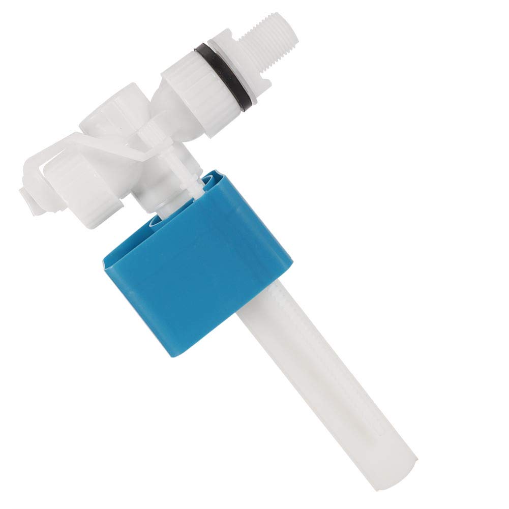 1/2 Inch Brass Side Entry Toilet Inlet Valve - Horizontal Water Inlet for Plastic Pipe Toilet Tanks - Durable Toilet Tank Accessories for Side Entry Toilets (Perfect for Small Bathrooms & Space-Saving Installations)