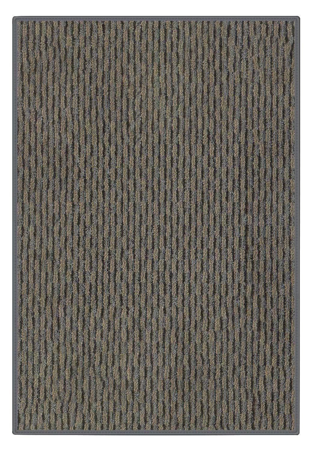 Koeckritz Wrought Iron Pattern Indoor Outdoor Area Rug - Non-Slip Runner Carpet with Premium Nylon Fabric & Finished Edges - 2x3 Feet for Living Room, Bedroom, Patio, Deck, and Entryway