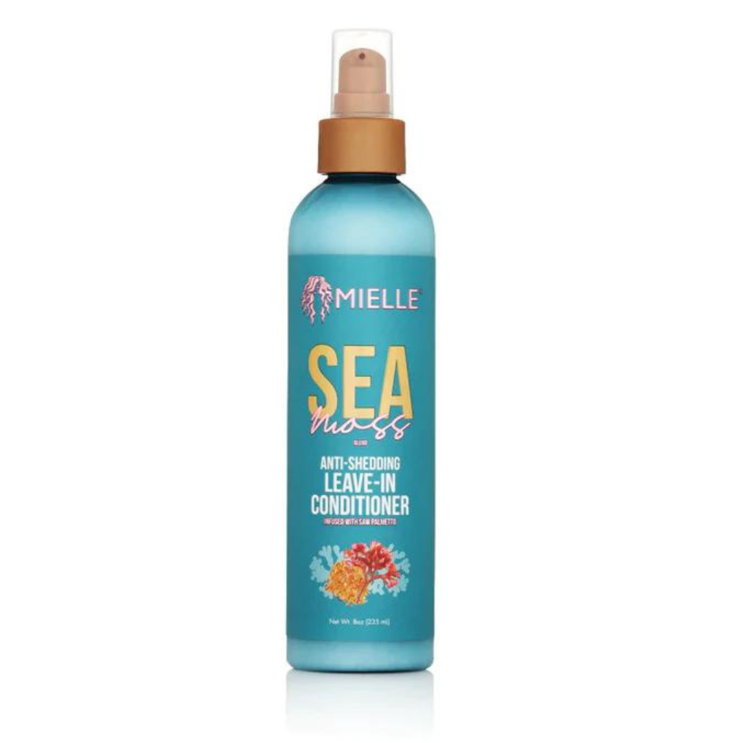 MIELLE SEA MOSS ANTI-SHEDDING LEAVE-IN CONDITIONER - Nourishing Hair Treatment for Stronger, Healthier Locks | Perfect for Daily Use & Damaged Hair Repair