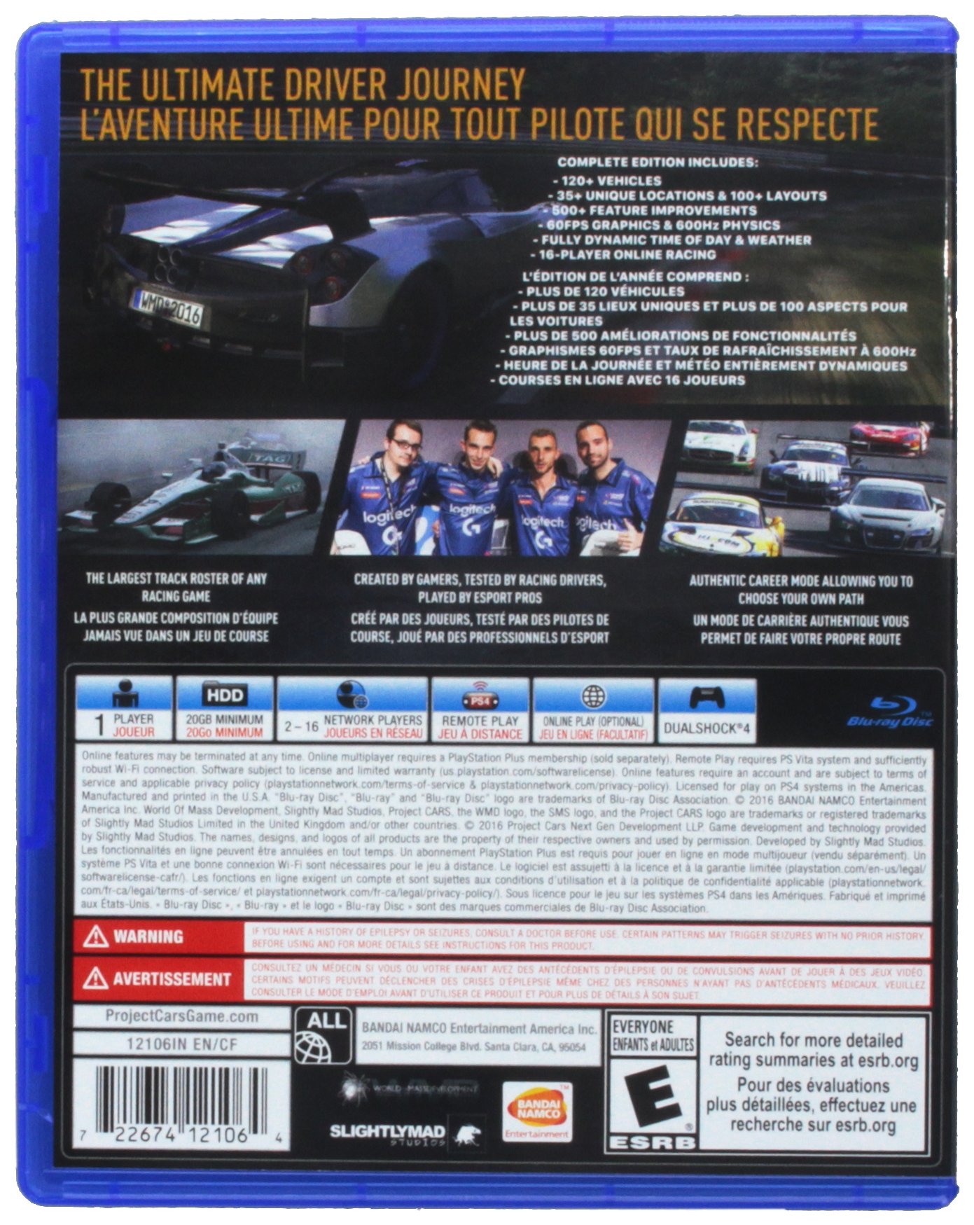Project Cars: Complete Edition - PlayStation 4 Racing Game | Realistic Driving Simulator for PS4 | Perfect for Racing Enthusiasts & Simulation Gamers