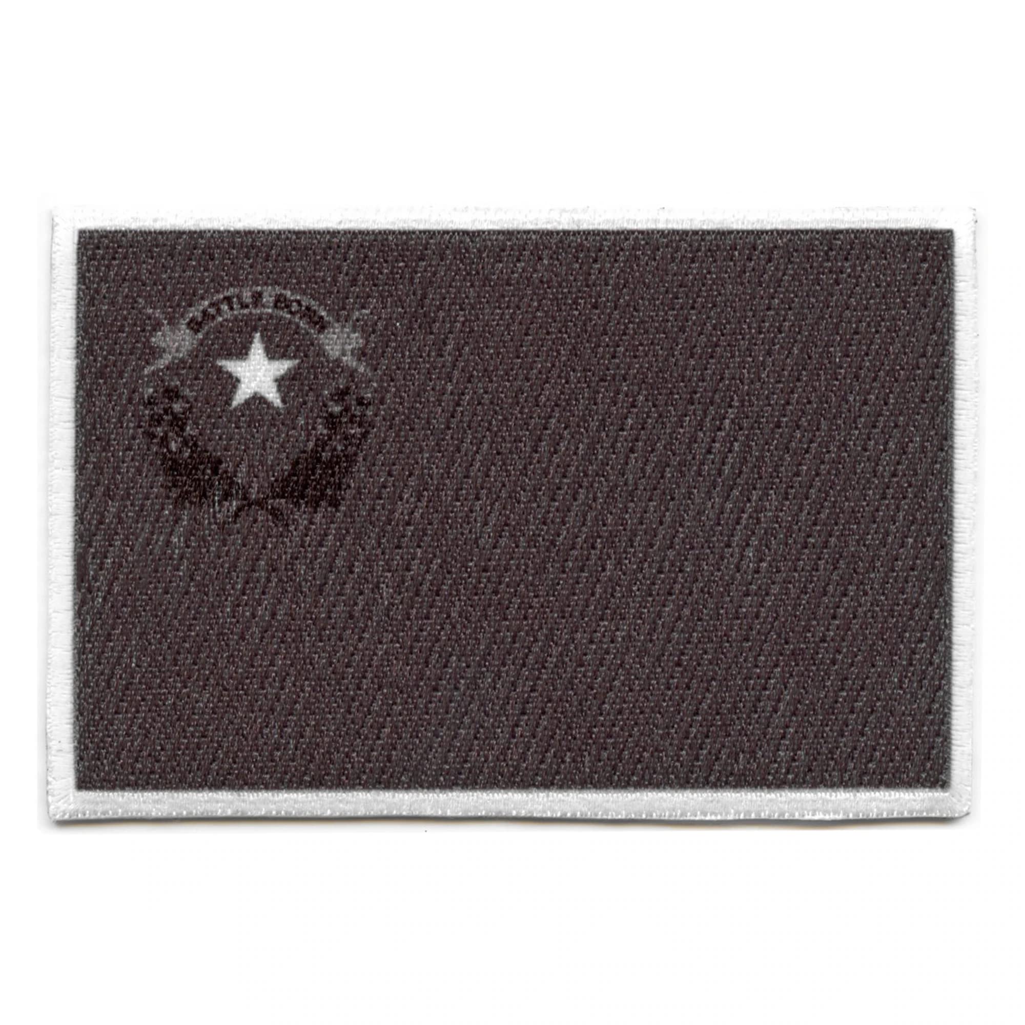 Nevada State Flag Patch - Grayscale Embroidered Iron On Applique for Jackets, Hats & Backpacks | DIY Sewing & Costume Accessories