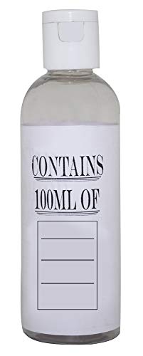 Refillable Plastic Bottles with Flip Top Lids - 50 Pack (1 oz) for Essential Oils, Lotions, Travel Liquids & DIY Cosmetics - Leakproof Multipurpose Containers for Home, Salon & On-the-Go Use