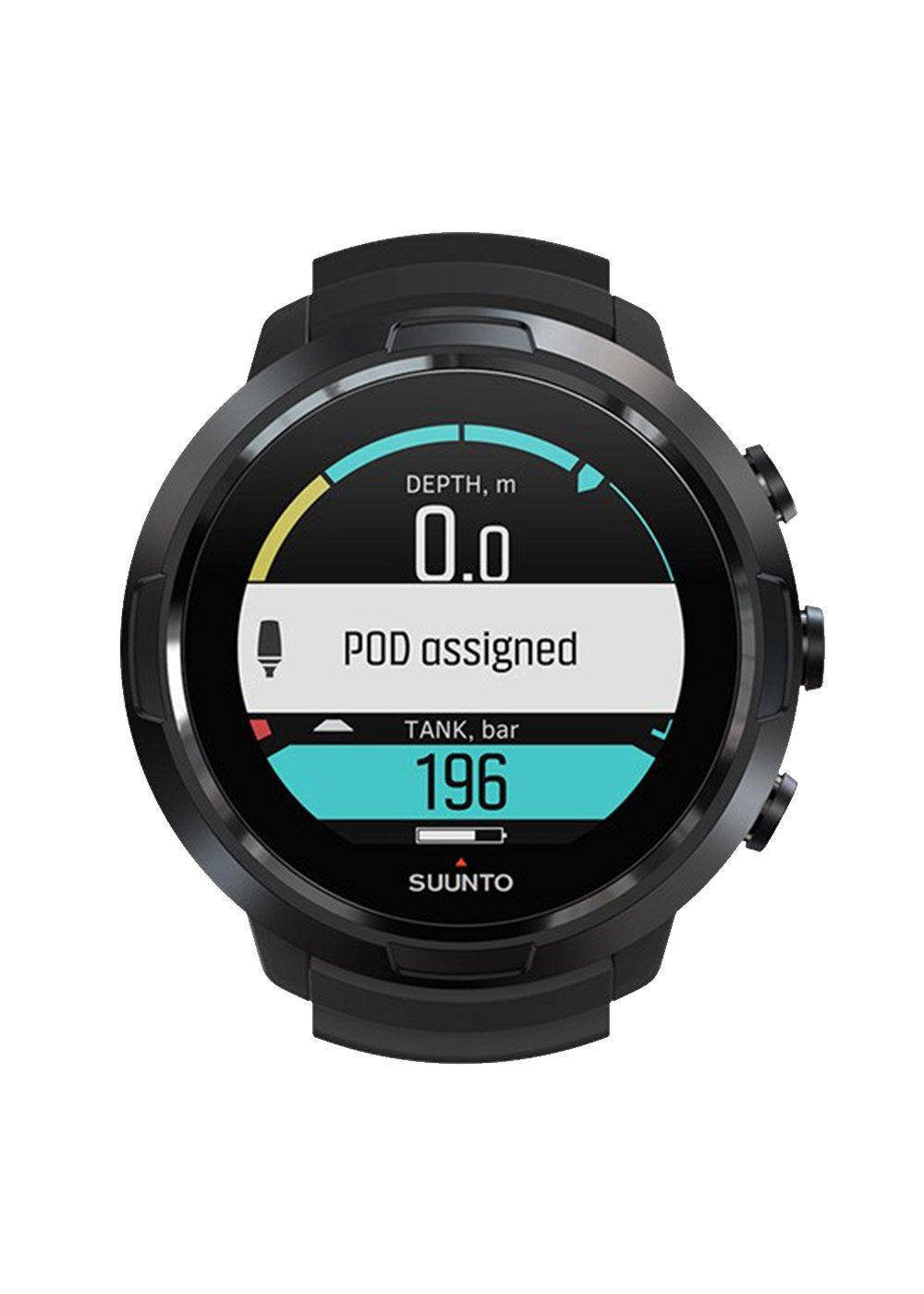 Suunto D5 All Black Dive Computer with USB Charging Cable - Perfect for Scuba Diving, Snorkeling & Underwater Adventures