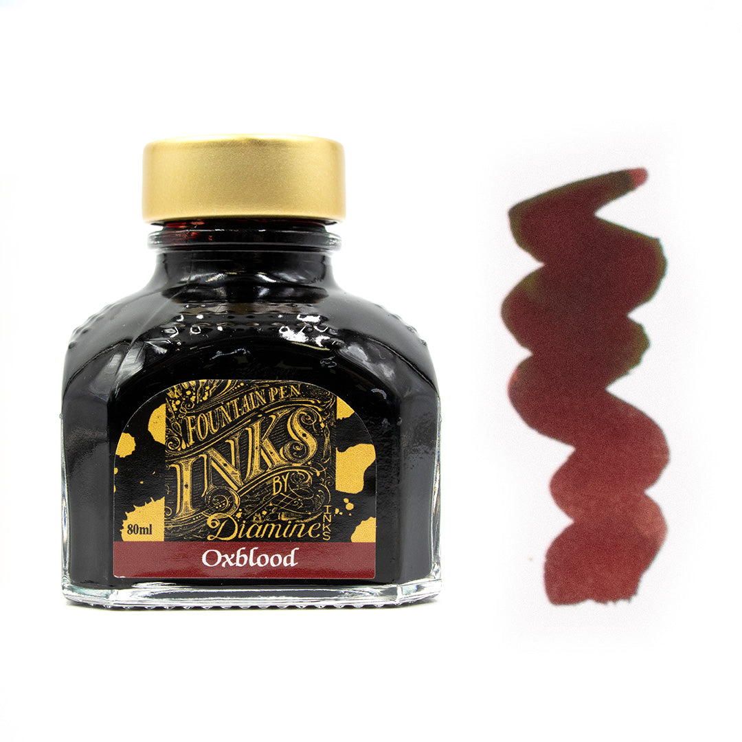 Premium Diamine Ink Bottle 80ml - Vibrant Fountain Pen Ink for Calligraphy, Journaling & Artistic Writing - Smooth Flow & Rich Colors