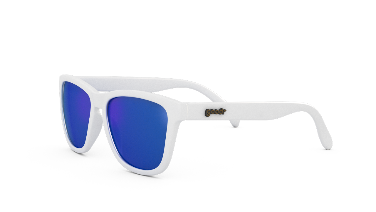 Goodr OG Polarized Sunglasses - Iced by Yetis - UV Protection, Lightweight & Comfortable for Running, Cycling, Hiking & Outdoor Activities