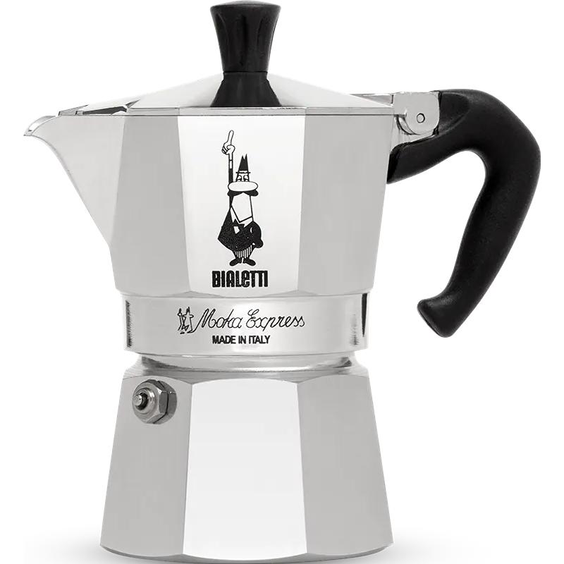 Bialetti Moka Express 3 Cup Stovetop Espresso Maker - Classic Italian Coffee Pot for Home & Office Brewing (Model 11624) | Perfect for Espresso Lovers & Gift Giving