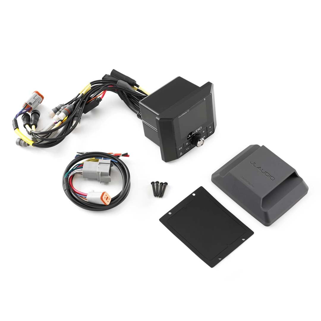 JL Audio MM50 MediaMaster Waterproof Marine Stereo with Full Color LCD Display - Perfect for Boats, Yachts, and Outdoor Marine Entertainment Systems