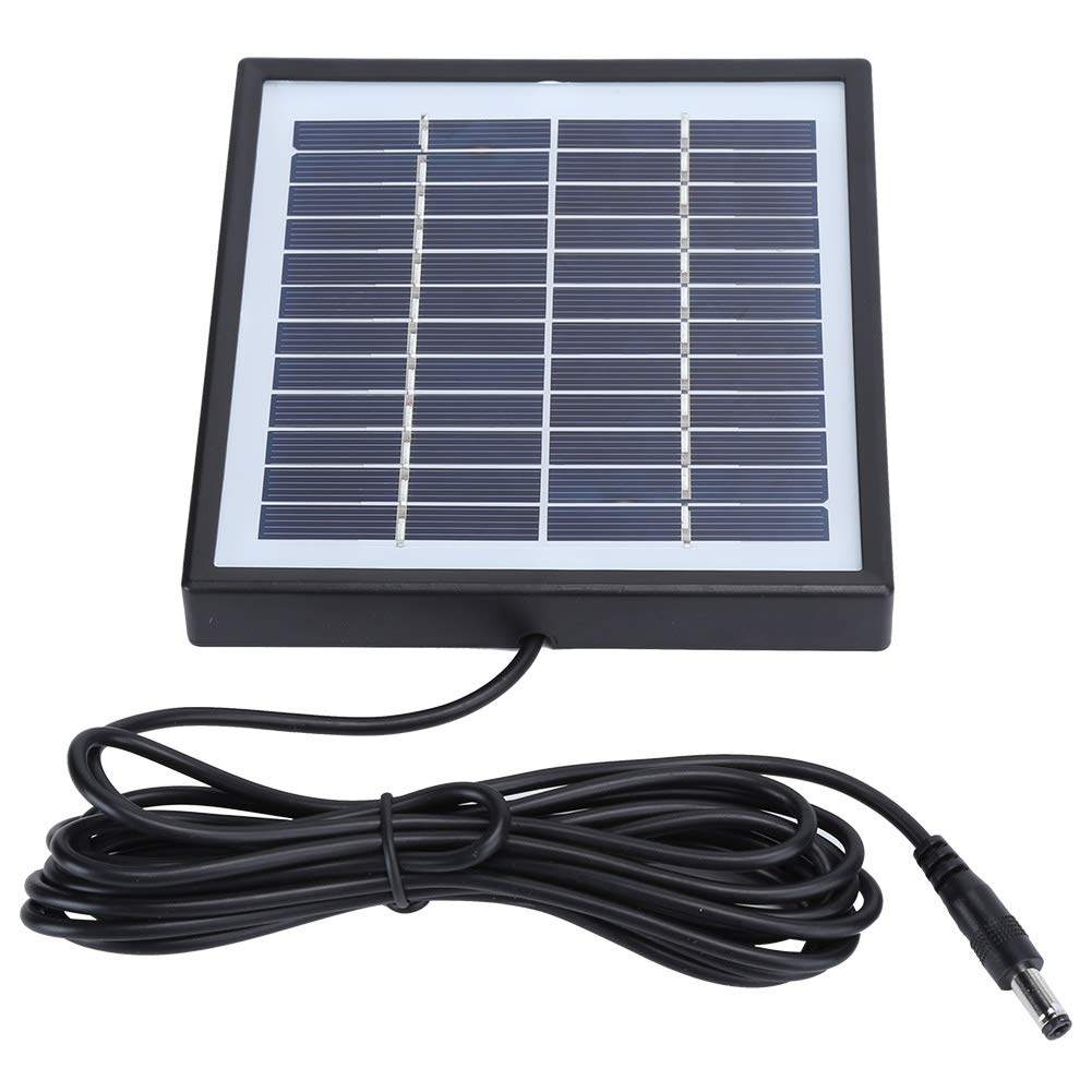 12V Portable Waterproof Solar Panel - 5.6x5.1 Inch Compact Solar Charger for Outdoor Camping, Hiking, RV & Emergency Power Supply