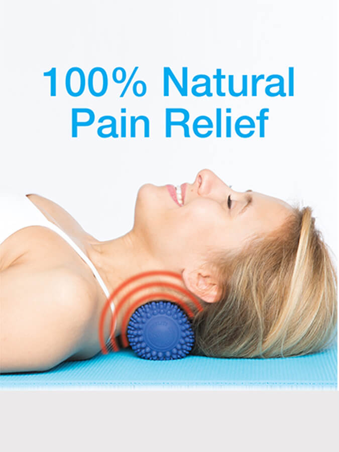 Dr. Cohen's AcuBall - Heatable Massage Ball for Muscle Relief & Pain Therapy - Perfect for Back, Neck, Shoulder & Foot Massage at Home, Office or Gym