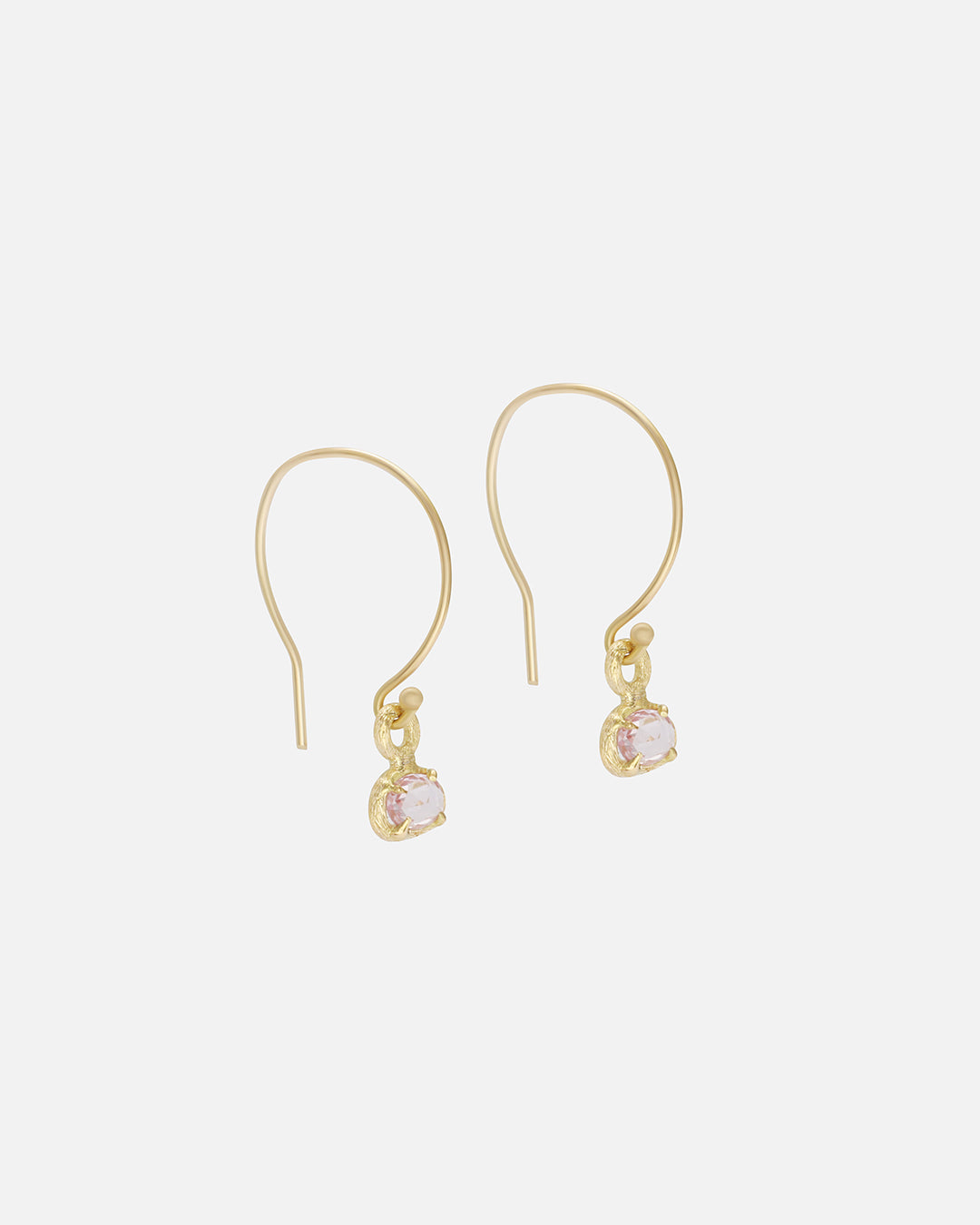 Exquisite Rose Cut Pink Sapphire Earrings in Silk – Elegant & Timeless Jewelry for Women – Perfect for Weddings, Parties & Special Occasions