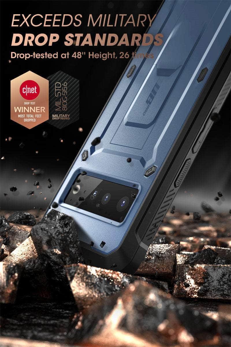 SUPCASE UB Pro Rugged Holster Case for Google Pixel 6 Pro - Full Body Protection with Kickstand | Shockproof, Military-Grade Drop Protection for Work, Outdoor & Daily Use