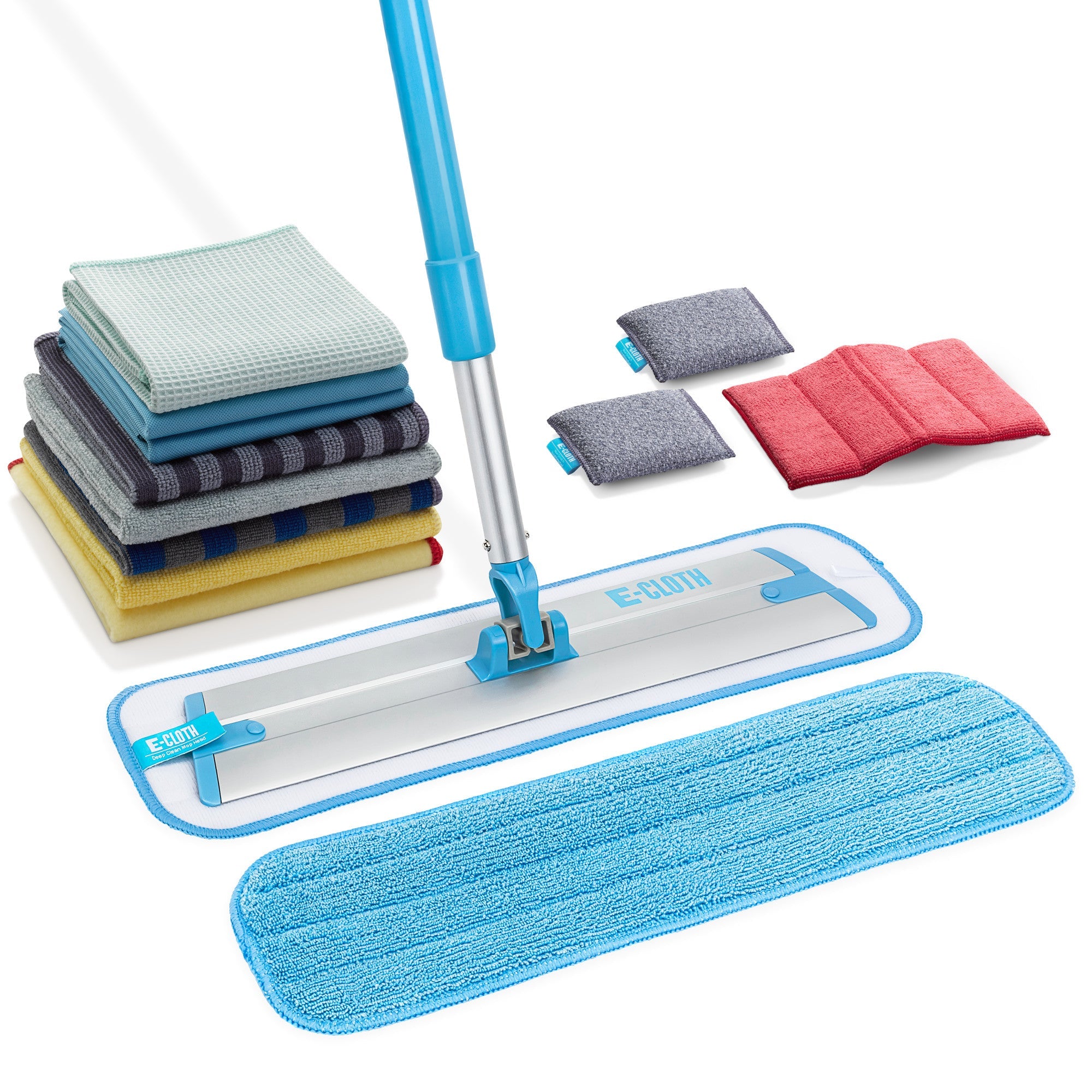 Premium Cleaning Supply Bundle - All-Purpose Disinfectant, Microfiber Cloths & Scrub Brushes for Home, Office & Commercial Use