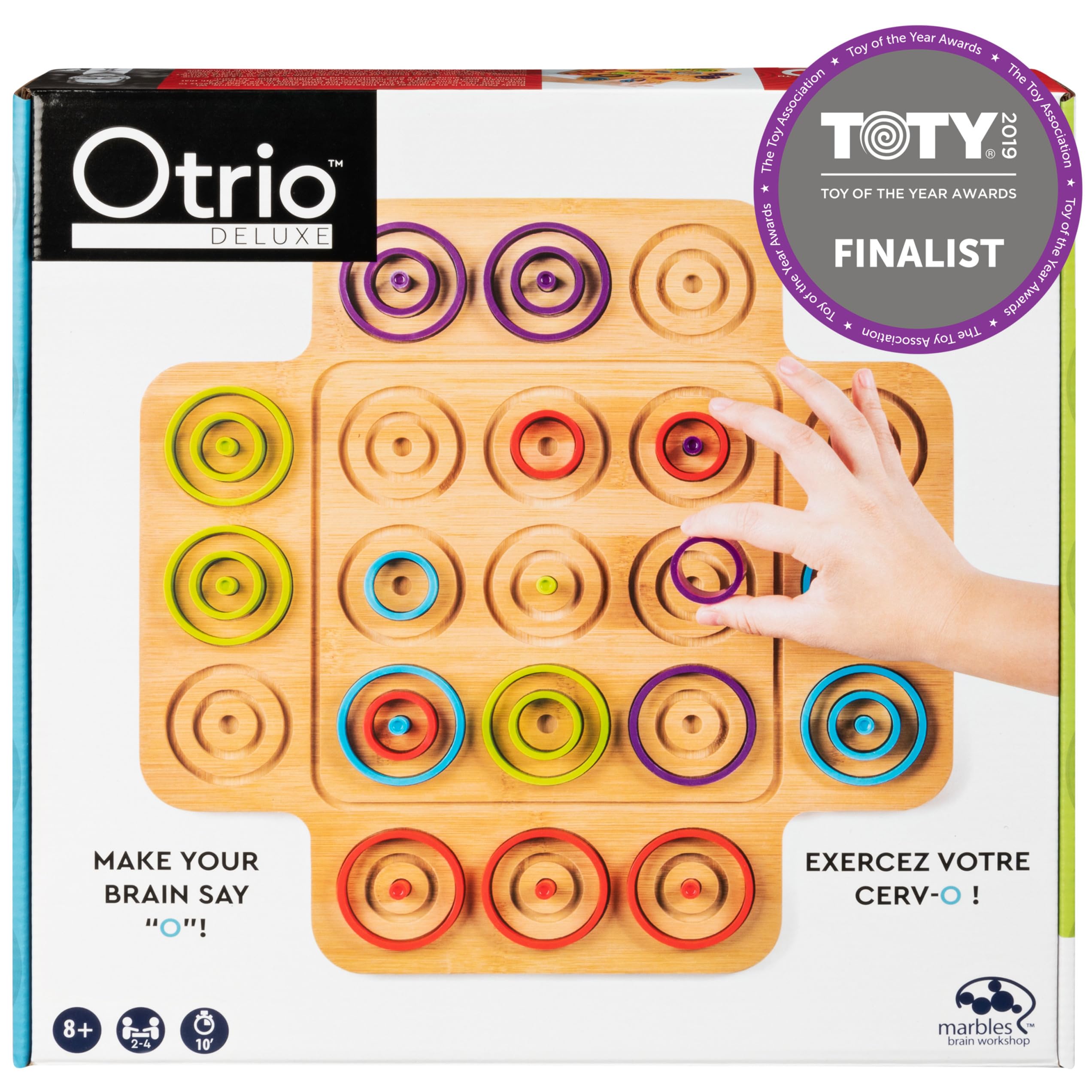 Otrio Strategy Board Game - Fun Family Game for Kids & Adults - Perfect for Game Nights, Parties & Indoor Activities
