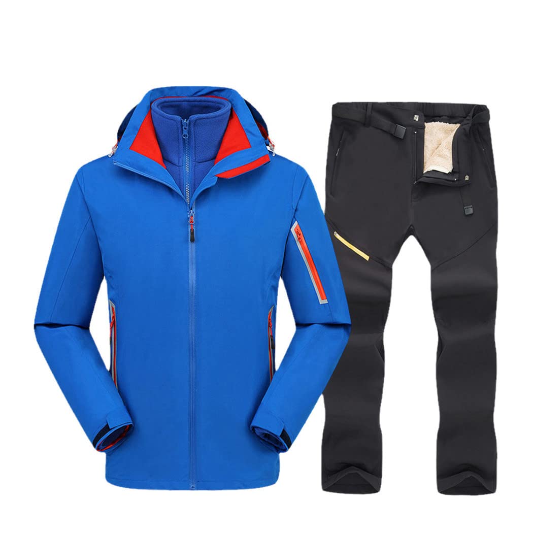 Men's Waterproof Ski Jacket & Pants Set - Windproof Winter Snowsuit for Skiing & Outdoor Sports | Perfect for Alpine Skiing, Snowboarding & Cold Weather Adventures
