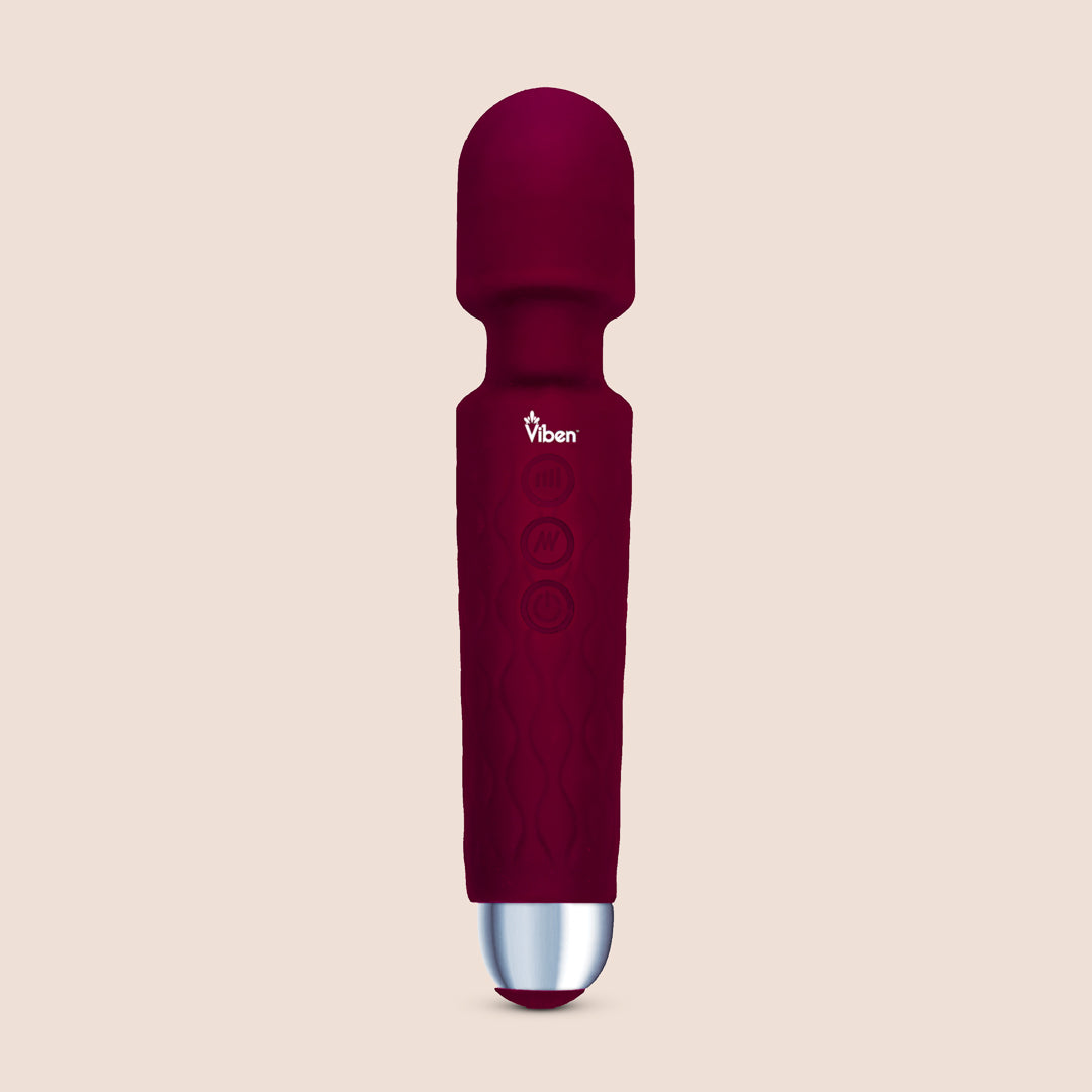 Viben Tempest Wand Massager - Waterproof & Rechargeable Personal Massager for Muscle Relaxation, Pain Relief - Perfect for Home Spa, Post-Workout Recovery & Stress Relief
