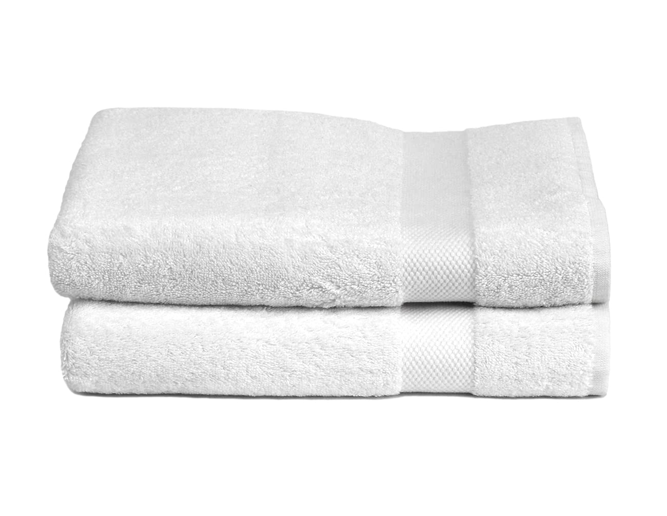 Premium Luxury Soft Bath Towels - 100% Turkish Cotton, Made in Turkey, White Set of 2, Ultra Absorbent & Quick Dry for Spa, Hotel & Home Use