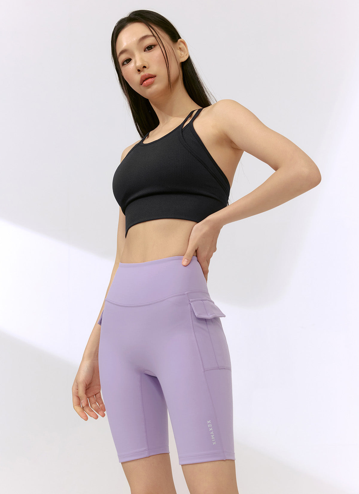 Black Label 360N Out Pocket Leggings - High Waist Yoga Pants with Side Pockets for Running, Gym & Workout - Comfortable Stretchy Athletic Tights for Women
