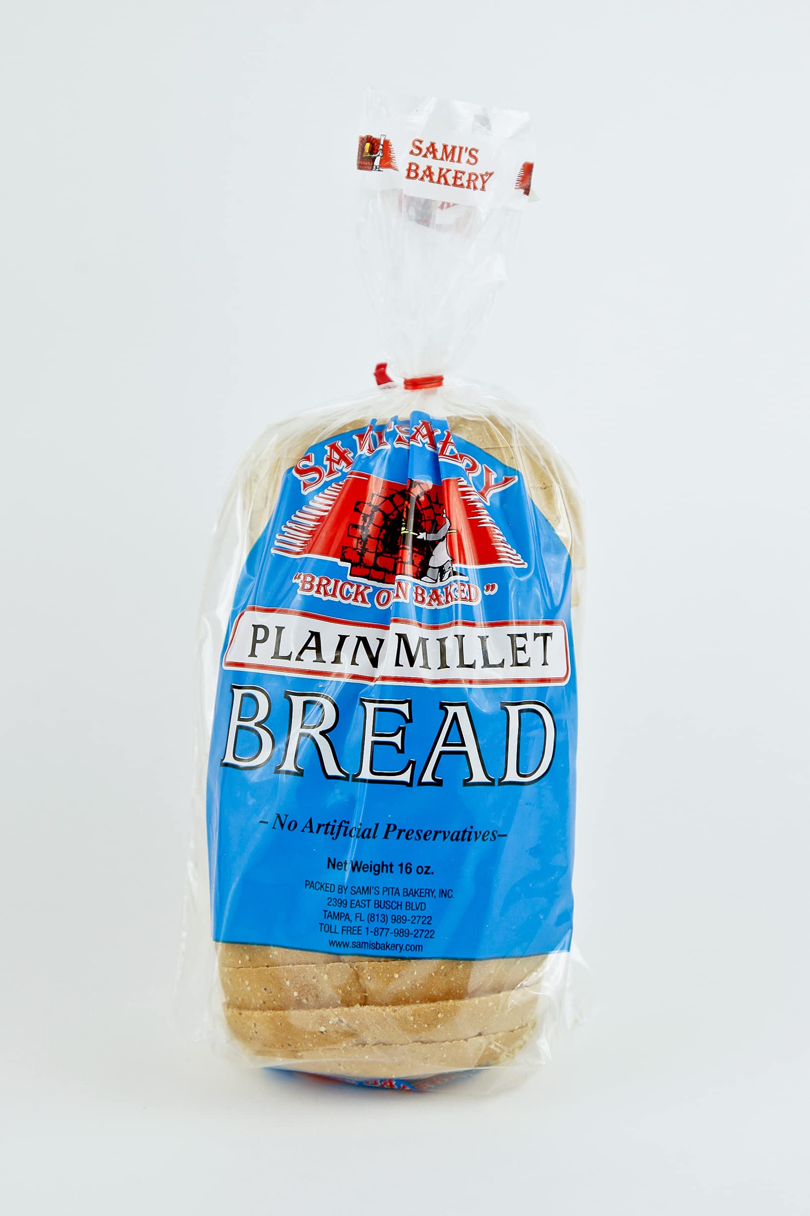 Key West Shrimp Co & Samis Bakery Plain Millet Bread - Gluten-Free Healthy Bread for Sandwiches, Toast & Keto Diet | Perfect for Breakfast, Lunch & Snacking