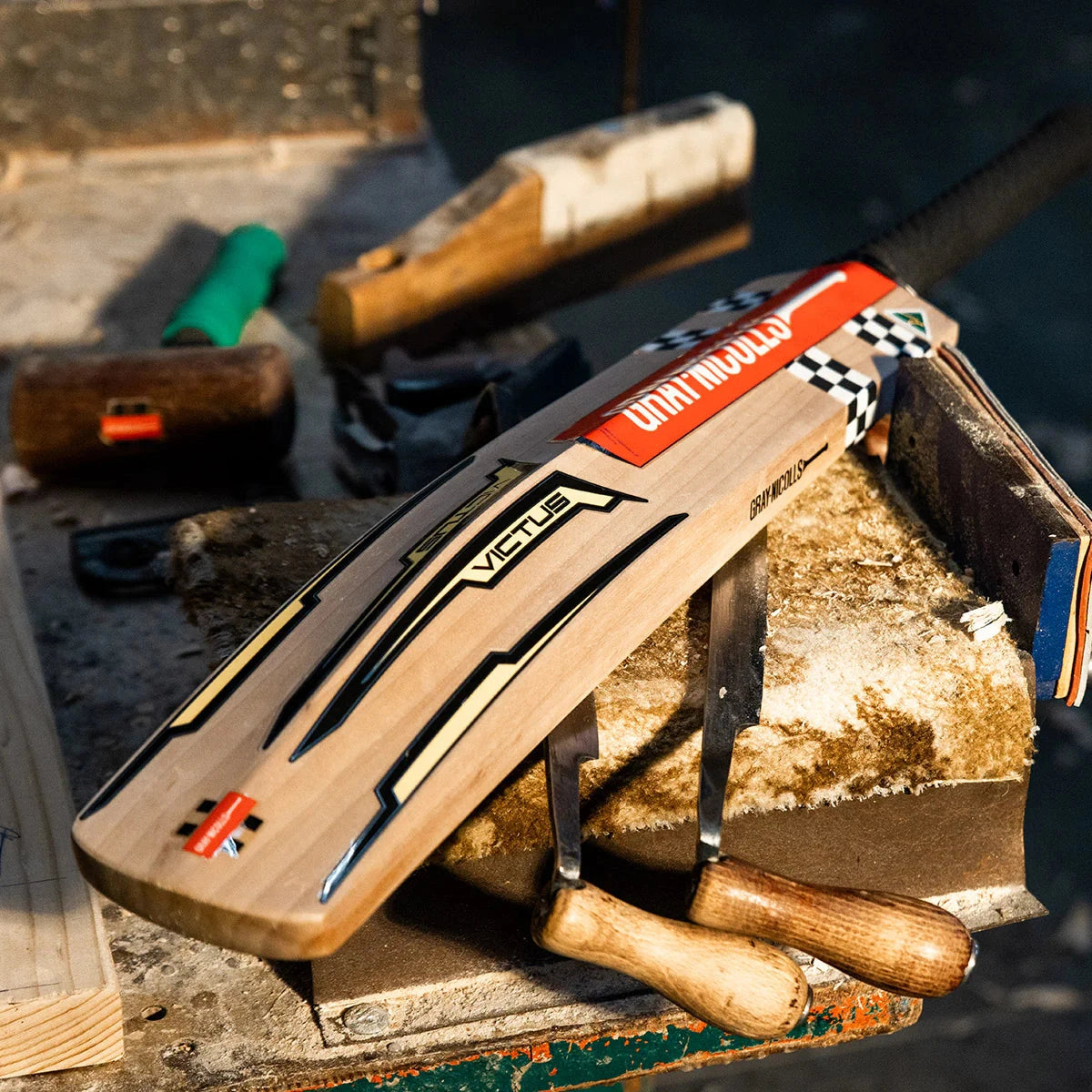 Gray Nicolls Victus Players Edition Adult Cricket Bat - Premium English Willow for Professional & Amateur Players - Perfect for Matches, Training & Practice Sessions