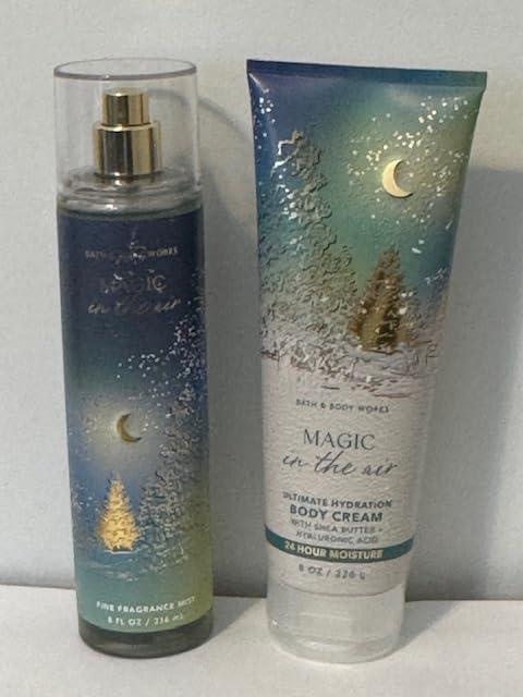 BBW Magic In The Air Fragrance Mist & Body Cream Set for Women - Moisturizing Body Care Duo with Airy Floral Scent | Perfect for Daily Use, Gift Giving & Relaxing Self-Care Moments