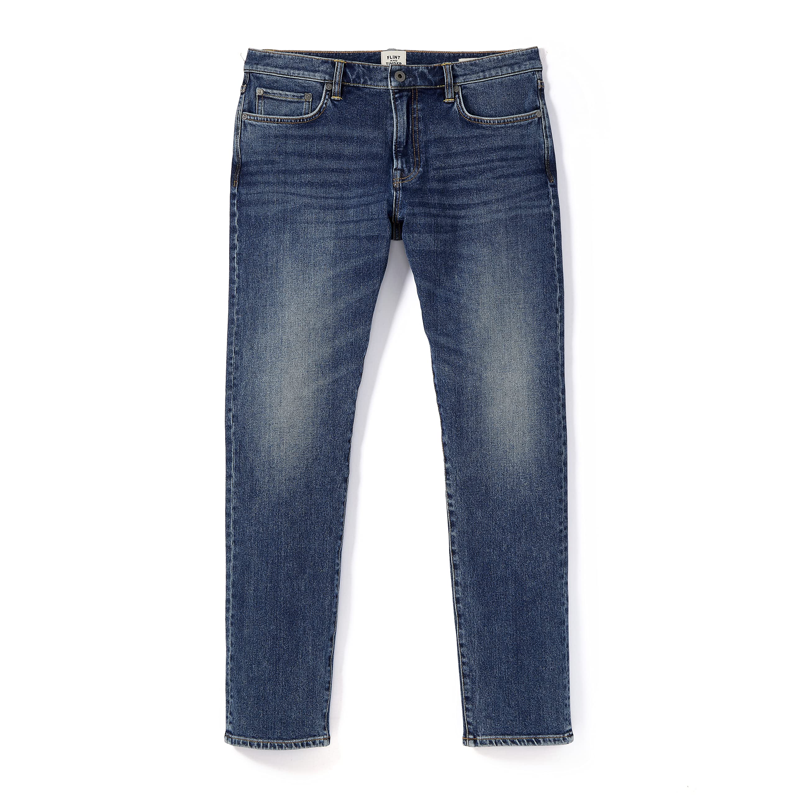 **Huckberry Flint and Tinder Men's Stretch Denim Jeans - Comfortable 5-Pocket Design for Everyday Wear | Perfect for Casual Outfits, Work & Travel**