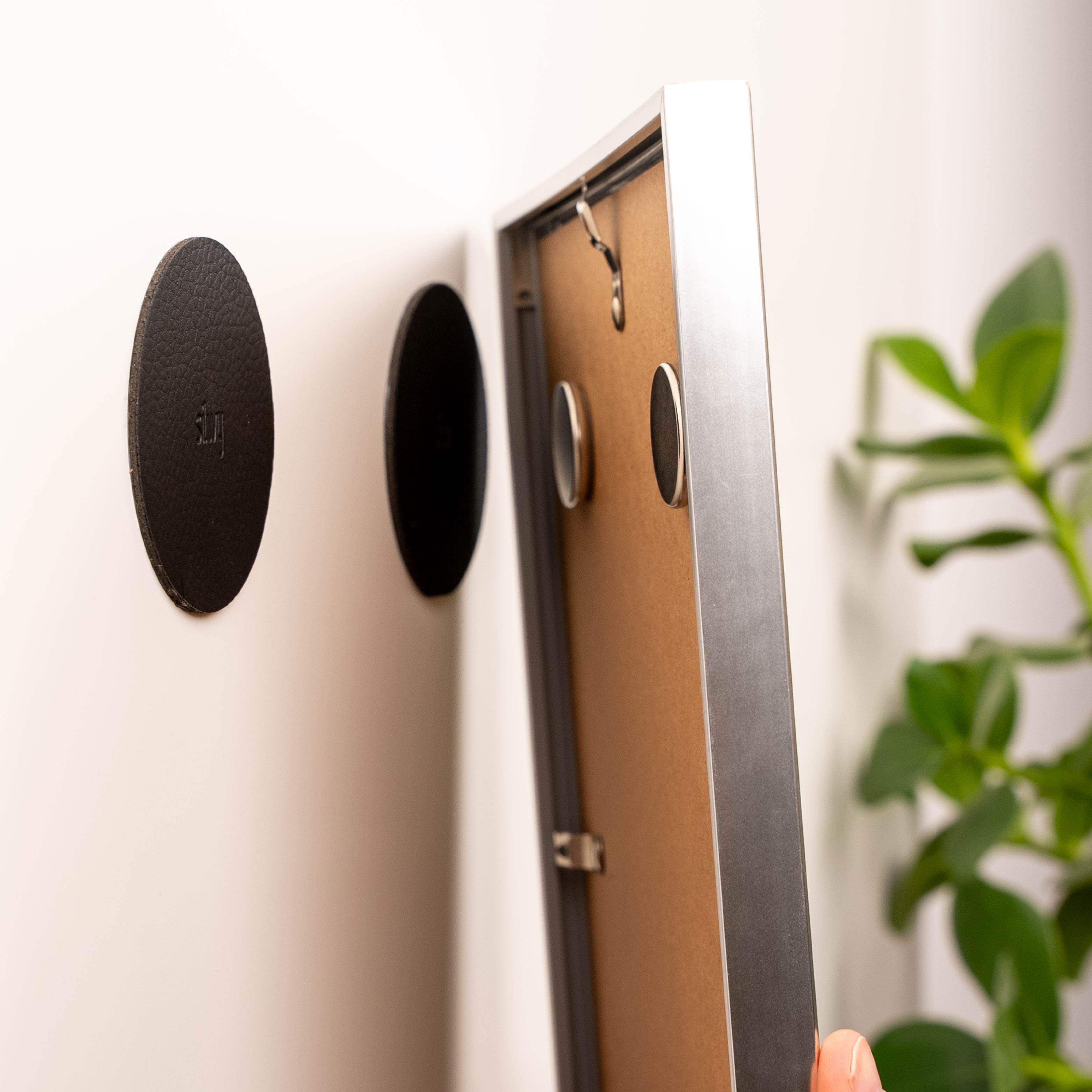 Premium Magnet Power Bundle in Black - Strong Magnetic Hold for DIY Projects, Office Organization & Home Decor