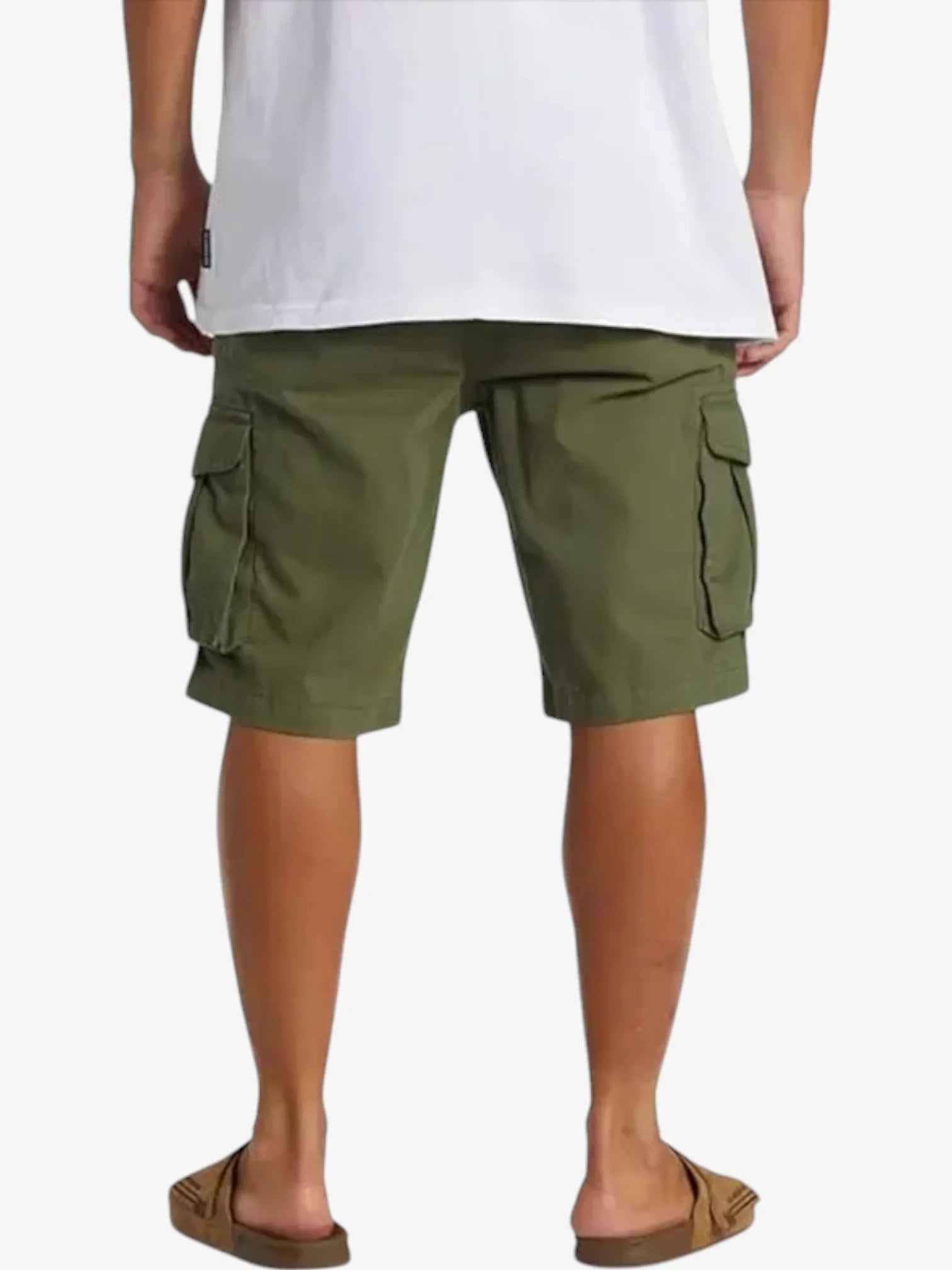 Quiksilver Men's Bermuda Crucial Battle Cargo Shorts - Military Green | Quick-Dry Comfort for Surfing, Hiking & Outdoor Adventures