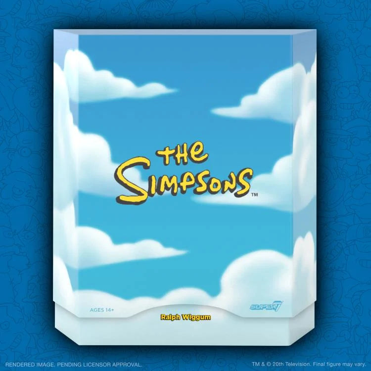 The Simpsons ULTIMATES! Ralph Wiggum Collectible Action Figure - 7-Inch Highly Detailed Toy for Fans & Collectors - Perfect for Display, Gifts, and The Simpsons Memorabilia Collection
