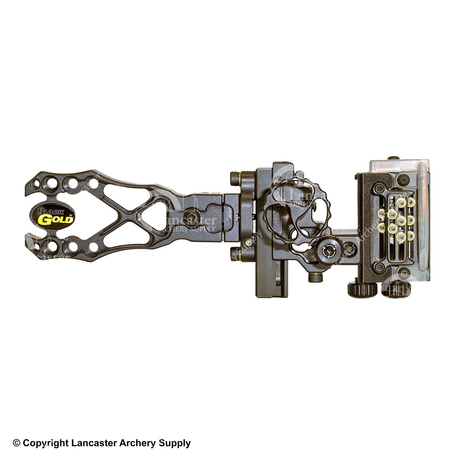 Black Gold Ascent Pro X Frame Sight (5 Pin) - Premium Bow Sight for Archery & Hunting - Perfect for Target Practice and Outdoor Adventures