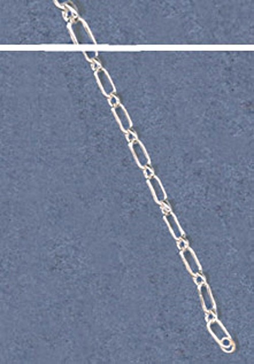 2.7mm 925 Solid Sterling Silver Rectangle Chain by the Foot - Bulk Jewelry Making Supplies, Made in USA (460 146) - Perfect for Necklaces, Bracelets & DIY Jewelry Crafting