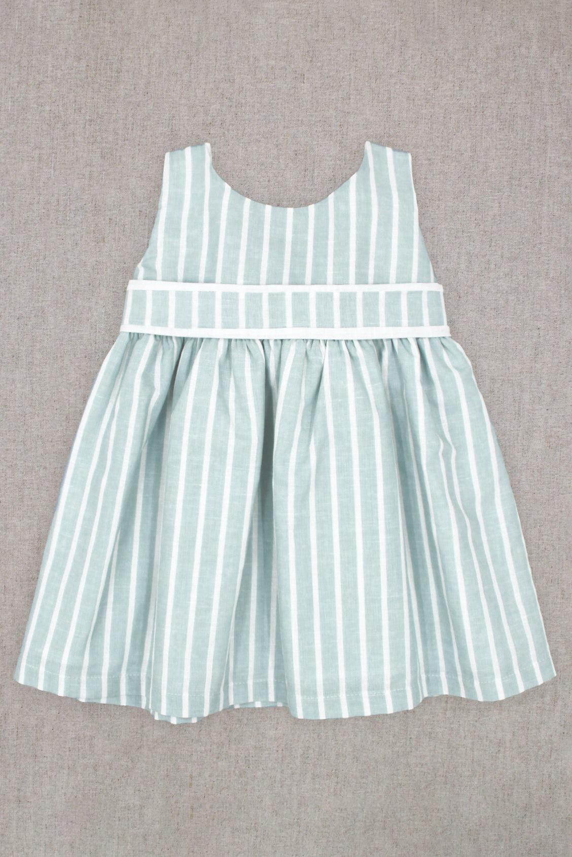 Delilah Light Teal Striped Dress for Women | Summer Casual & Beach Wear | Perfect for Vacations, Dates & Outdoor Events