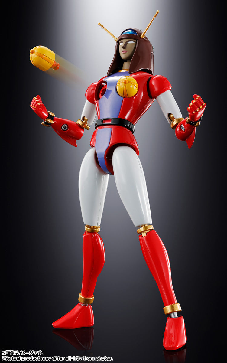 Bandai Soul of Chogokin GX-114 Janus & GX-12R Venus A Great Mazinger Action Figure Set - Premium Collectible Robot Toy for Anime Fans & Display